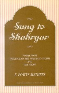 Sung to Shahryar | 9781850771463 | Darf Publishers